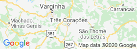Tres Coracoes map